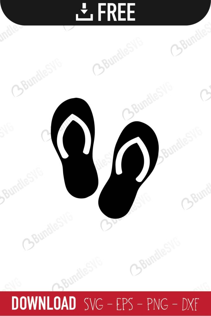 Download Monogram Flip Flop SVG Cut Files | BundleSVG