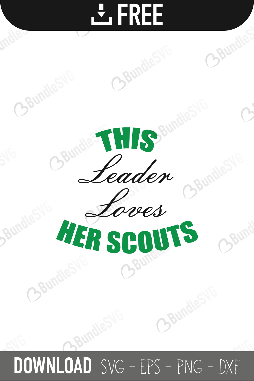 This Leader Loves Her Scouts SVG