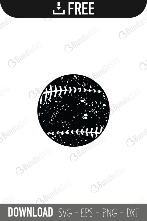 Download Distressed Baseball Svg Cut Files Bundlesvg