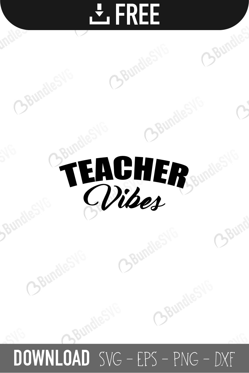 Download Teacher Vibes Svg Cut Files Bundlesvg