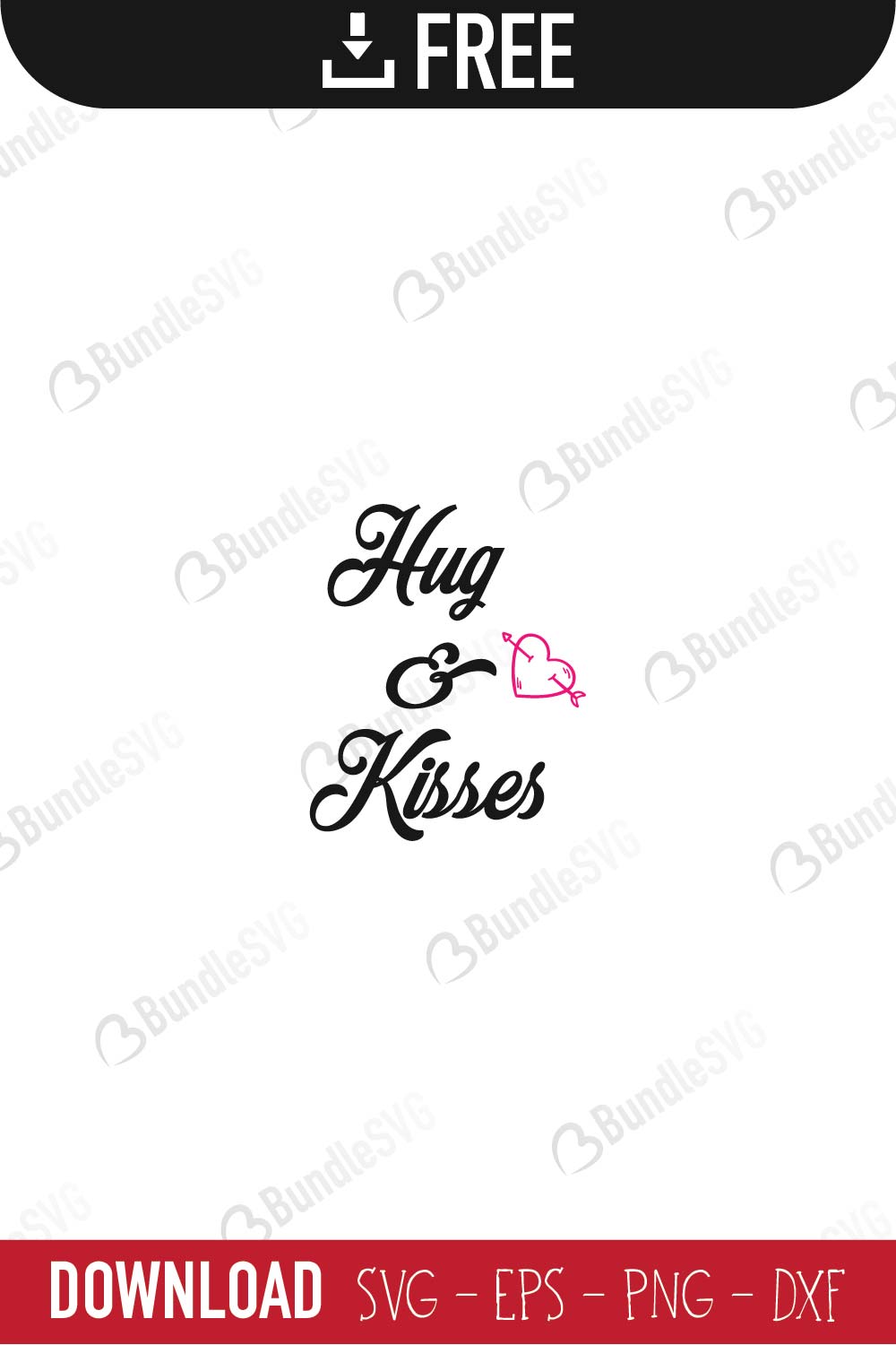 Hug And Kisses Svg Cut Files Bundlesvg