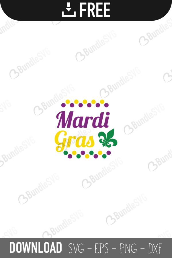 Free Mardi Gras Svg Cut Files Bundlesvg