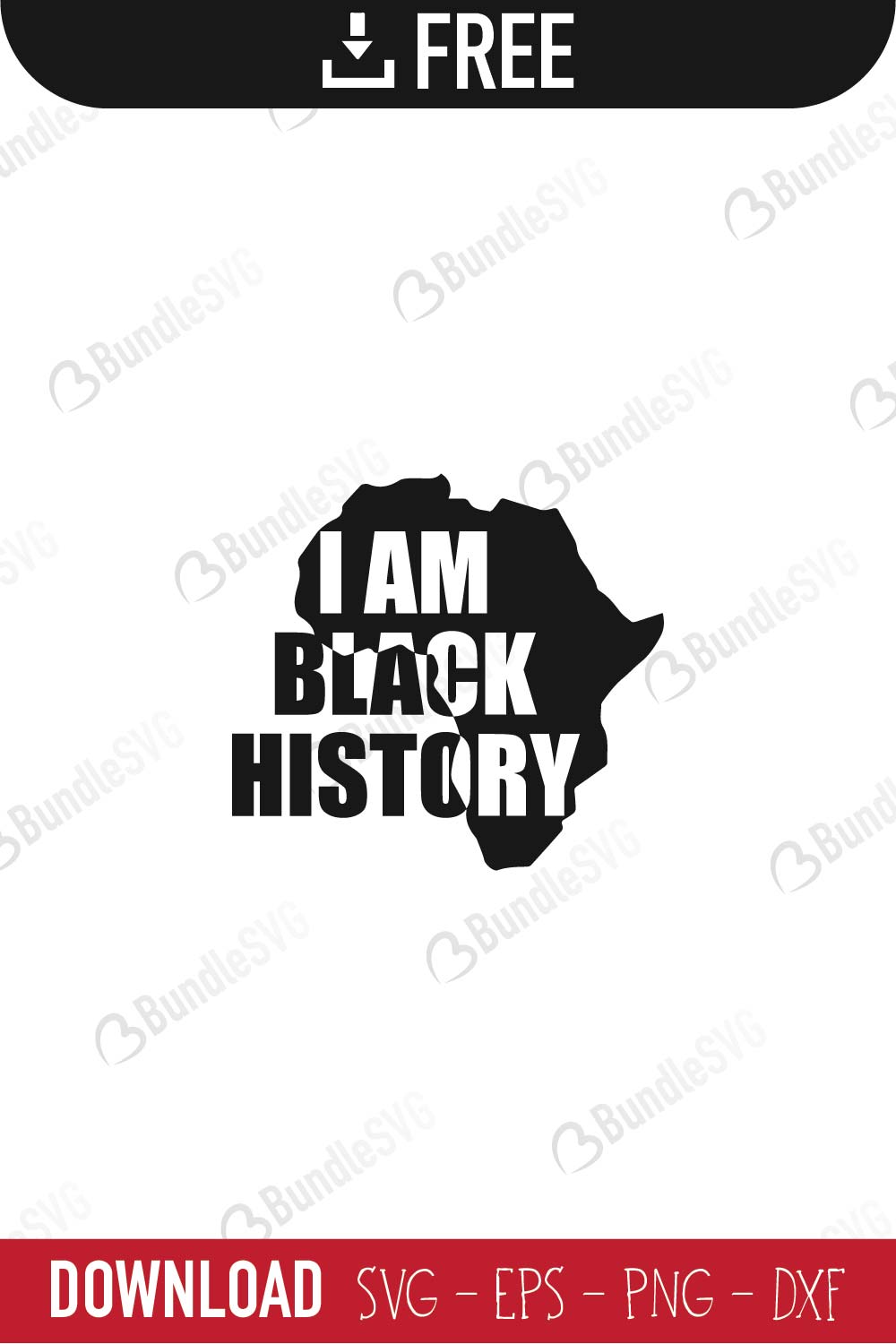 Download I Am Black History SVG Cut Files | BundleSVG.com
