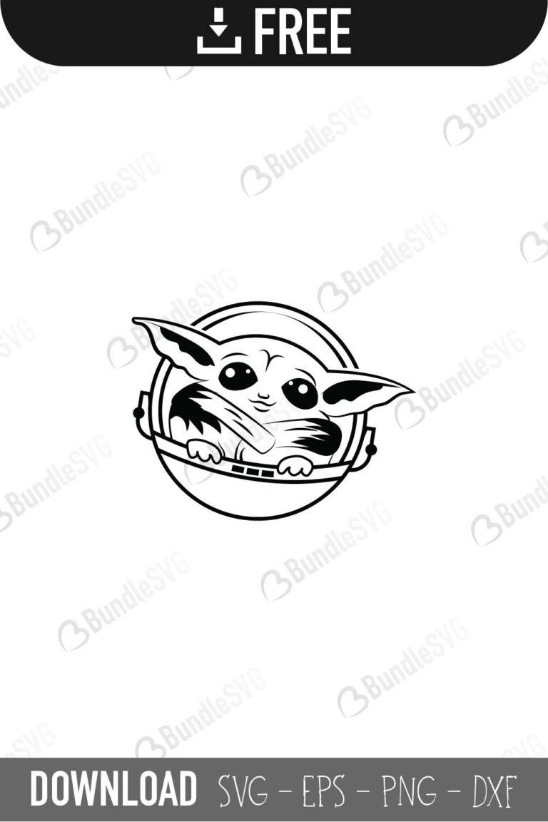 Download Baby Yoda SVG Cut Files | BundleSVG