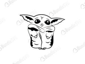 Baby Yoda Mug Bundlesvg