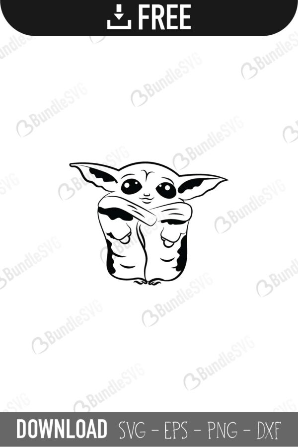 Download Baby Yoda Svg Cut Files Free Download Bundlesvg Com
