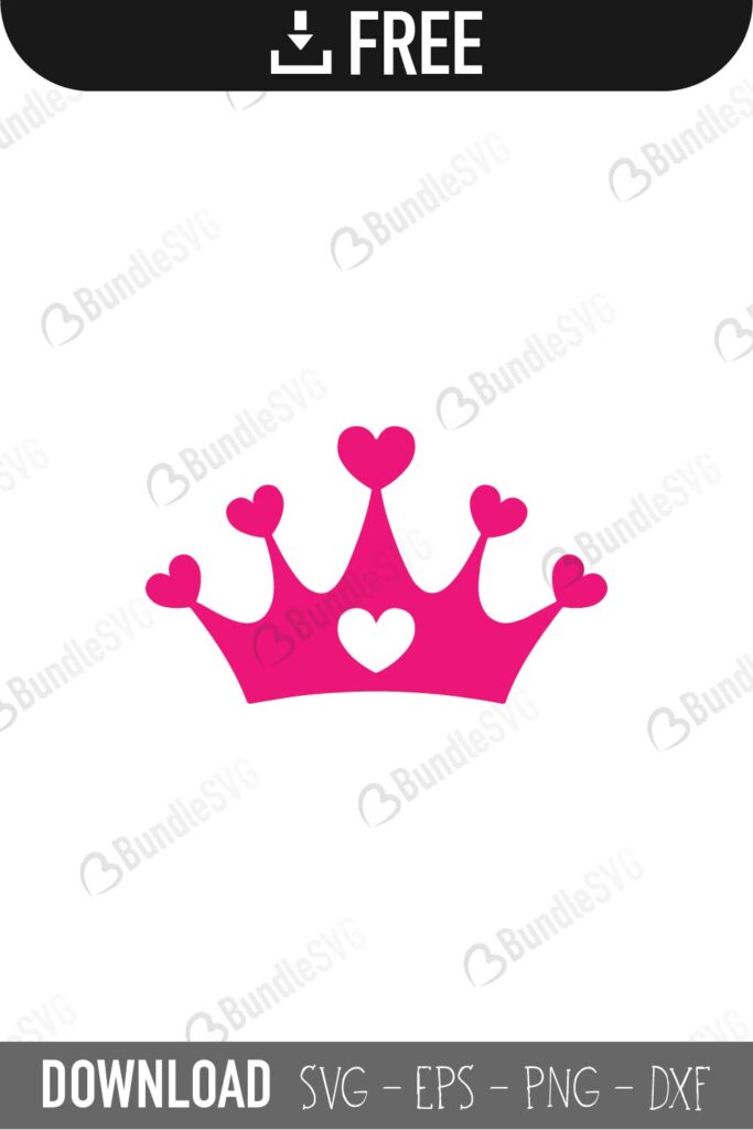 Download Free Princess Crown SVG Cut Files | BundleSVG