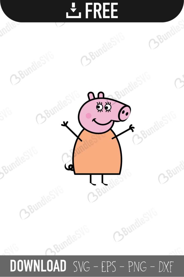 Download Free Peppa Pig Svg Cut Files Bundlesvg