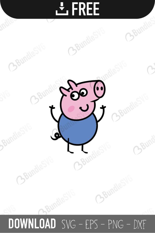 Download Free Peppa Pig Svg Cut Files Bundlesvg SVG, PNG, EPS, DXF File