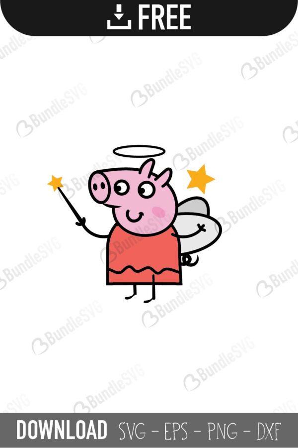 Download Free Peppa Pig Svg Cut Files Bundlesvg SVG, PNG, EPS, DXF File