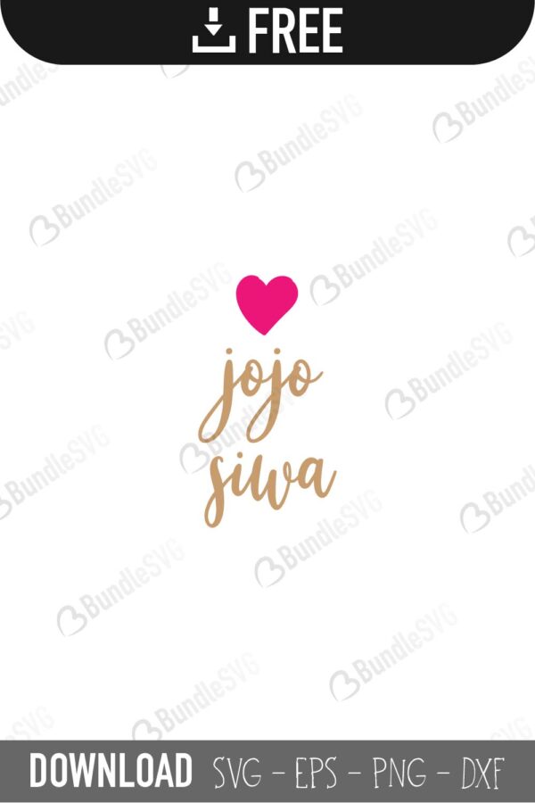 Free Free Jojo Heart Svg 754 SVG PNG EPS DXF File
