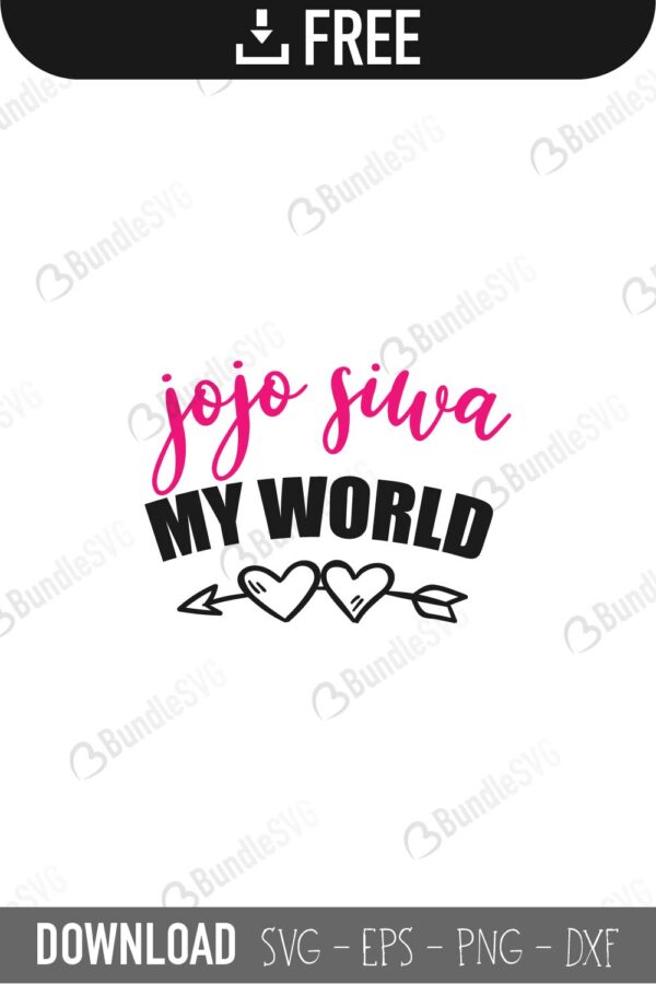 Download Jojo Siwa My World Svg Cut Files Bundlesvg