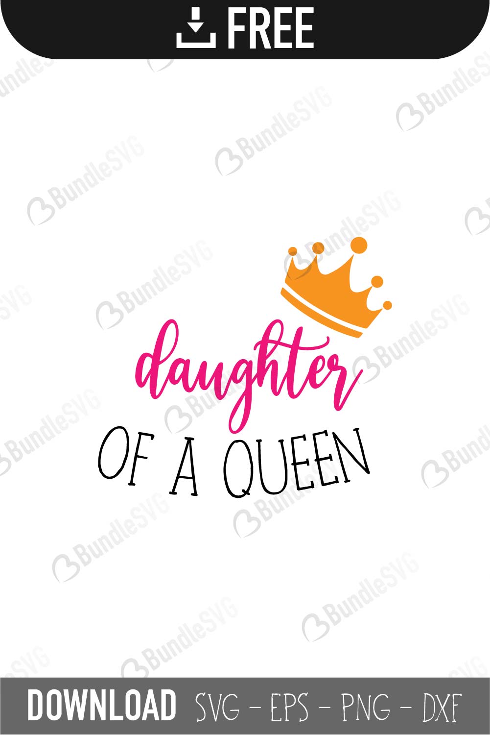Download Daughter Of A Queen Svg Cut Files Bundlesvg