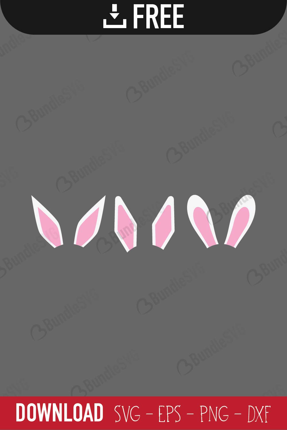 Download Easter Bunny Ears Svg Free Download Bundlesvg