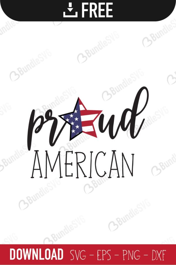 Download Proud American Free Svg Download Bundlesvg