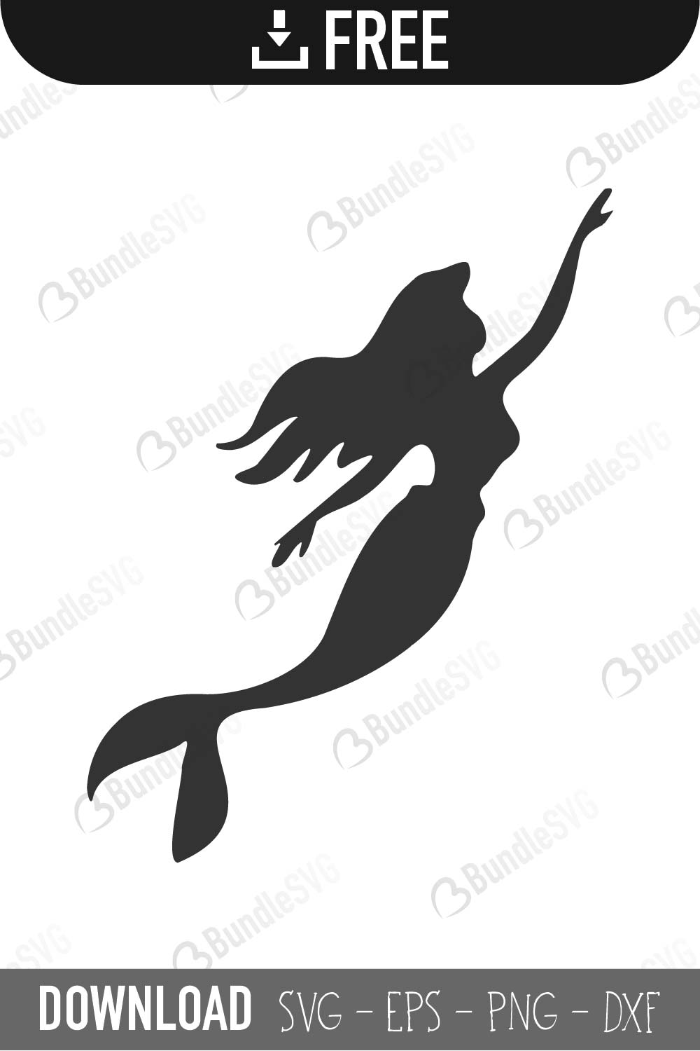 Free Free Svg File Little Mermaid Svg Free SVG PNG EPS DXF File