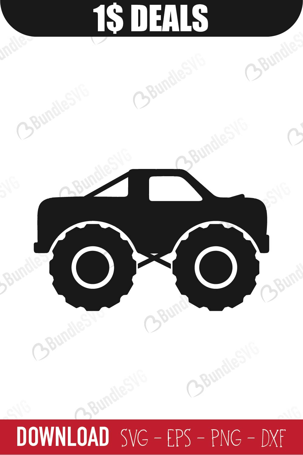 Download Monster Truck Svg Cut Files Svg Download Bundlesvg