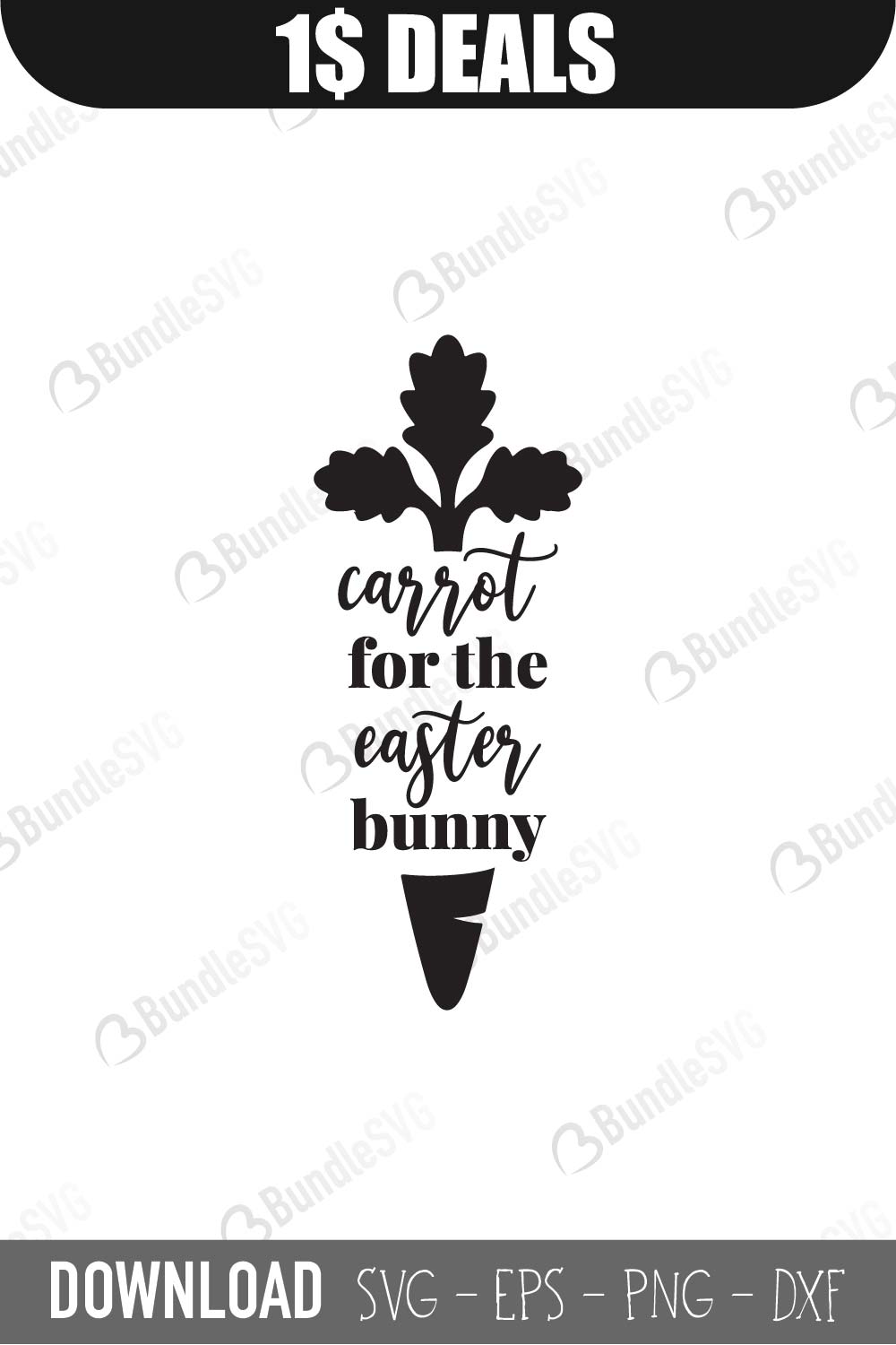 Carrot For The Easter Bunny Svg Cut Files Bundlesvg