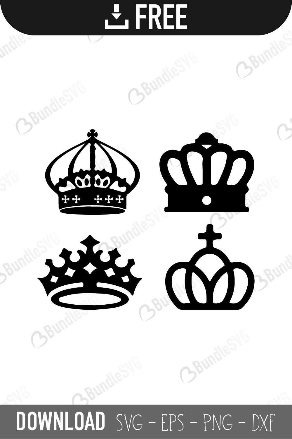 Crown Bundle Svg Cut Files Free Download Bundlesvg