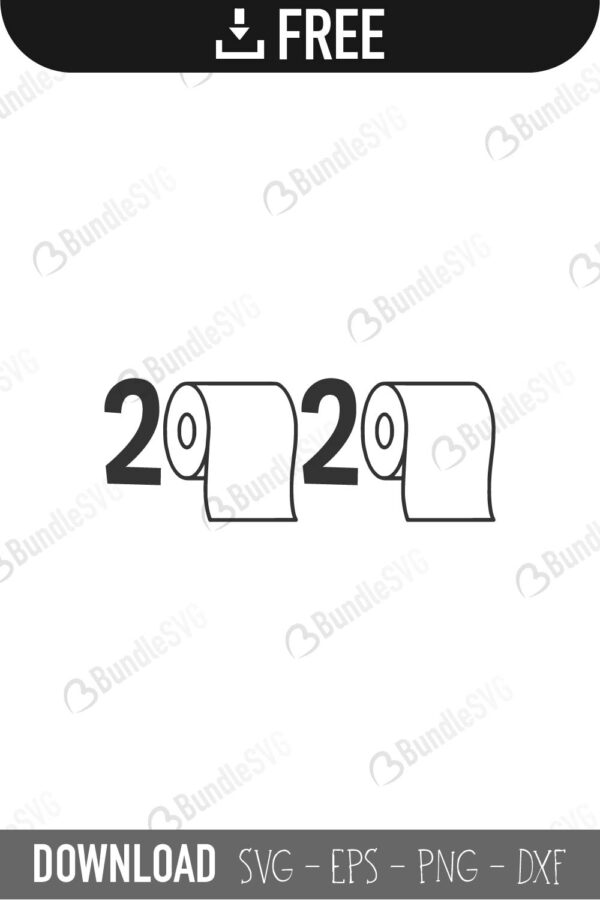 2020 Toilet Paper Svg Cut Files Free Download Bundlesvg Com