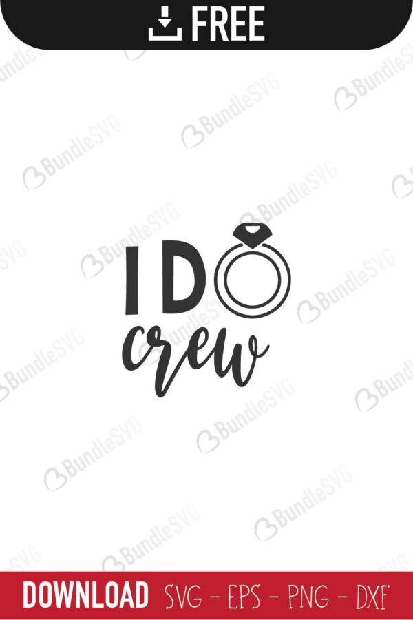 Wedding Crew Svg Cut Files Free Download Bundlesvg