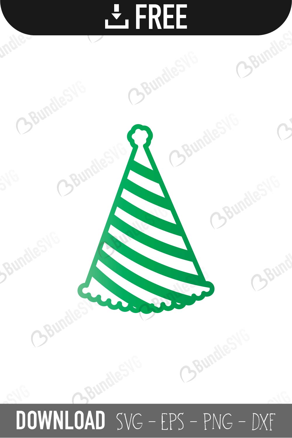 Party Hat Svg Cut Files Free Download Bundlesvg