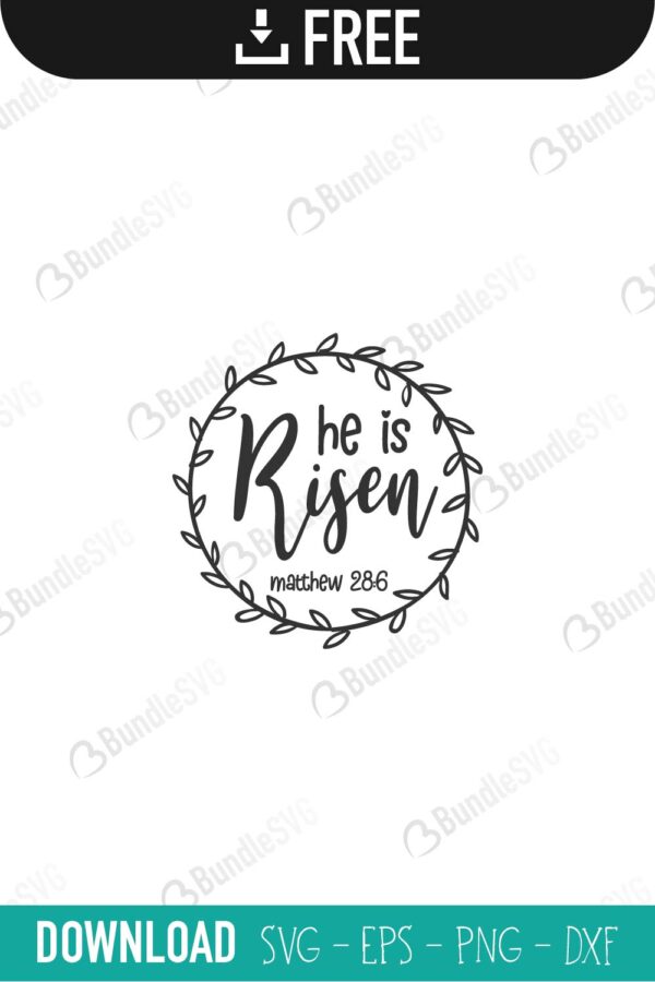 He Is Risen Svg Cut Files Free Download Bundlesvg