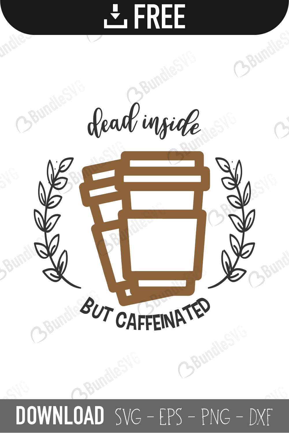 dead inside but caffeinated svg free
