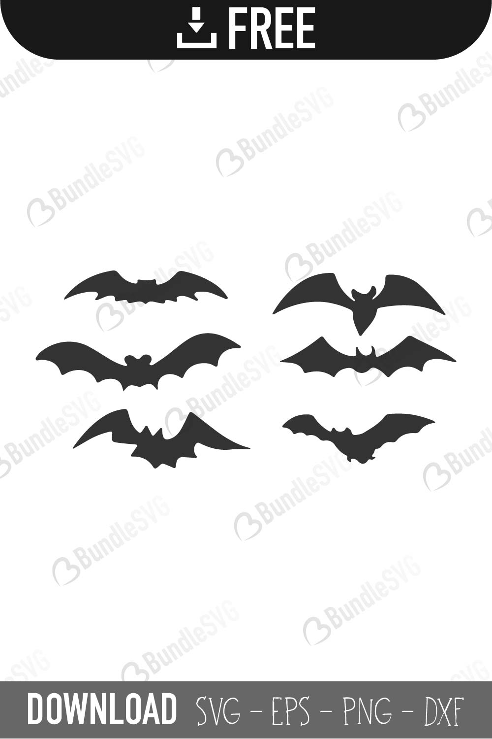 Download Halloween Bats SVG Cut Files Free Download | BundleSVG.com