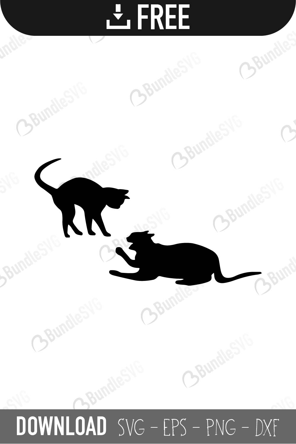 Download Cat Silhouette Svg Cut Files Free Download Bundlesvg