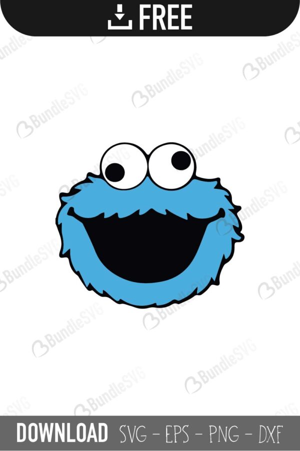 Download Cookie Monster Svg Cut Files Free Download Bundlesvg