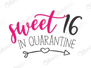 Free Free 271 Sweet 16 In Quarantine Svg SVG PNG EPS DXF File