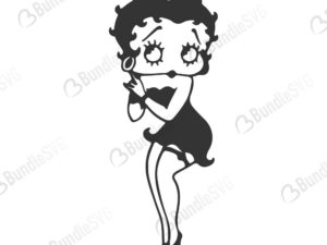 Download Betty Boop Svg Cut Files Free Bundlesvg