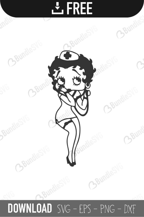 Betty Boop Svg Cut Files Free Download Bundlesvg