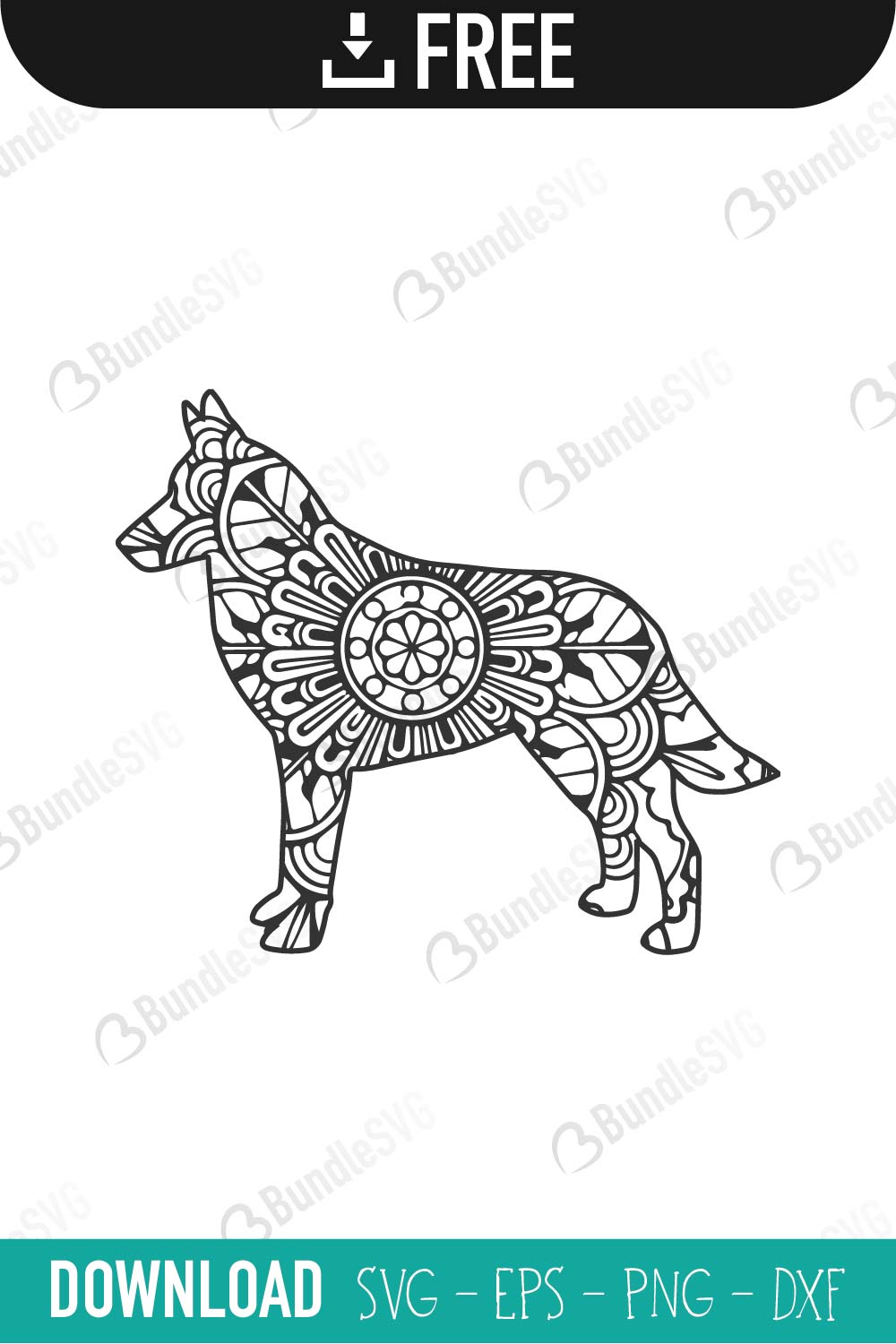 German Shepherd Svg Cut Files Free Download Bundlesvg