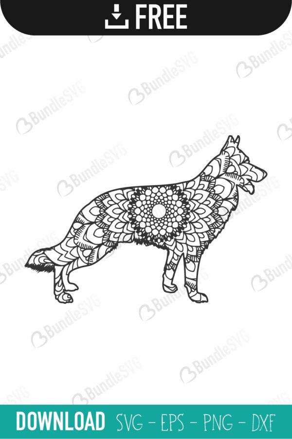 Download German Shepherd Svg Cut Files Free Download Bundlesvg