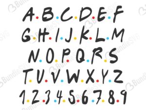 Free Free 120 Friends Font With Dots Svg SVG PNG EPS DXF File
