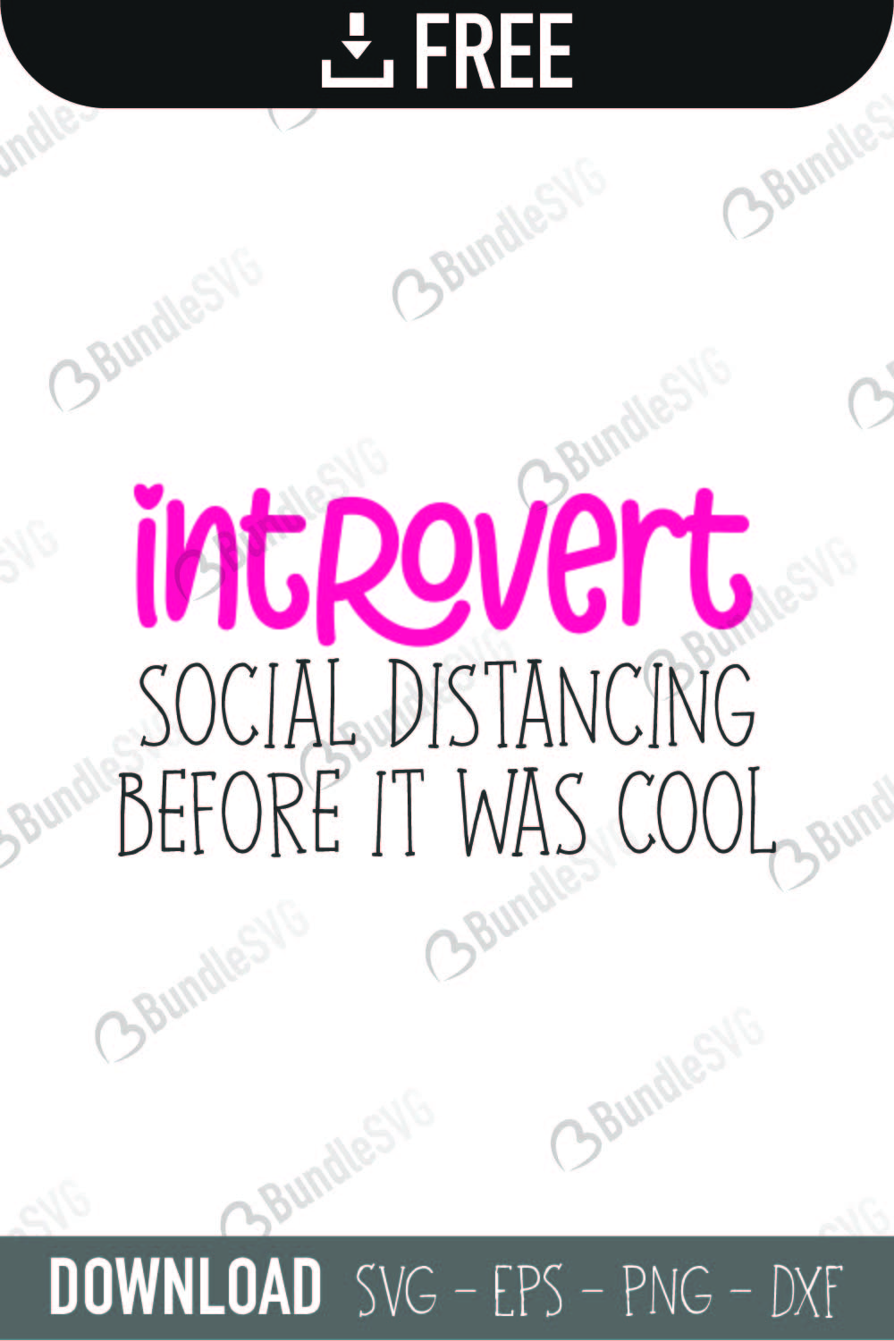 Download Introvert Social Distance SVG Cut Files Free Download ...