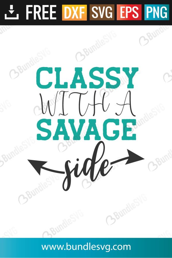 Classy With A Save Side SVG Files