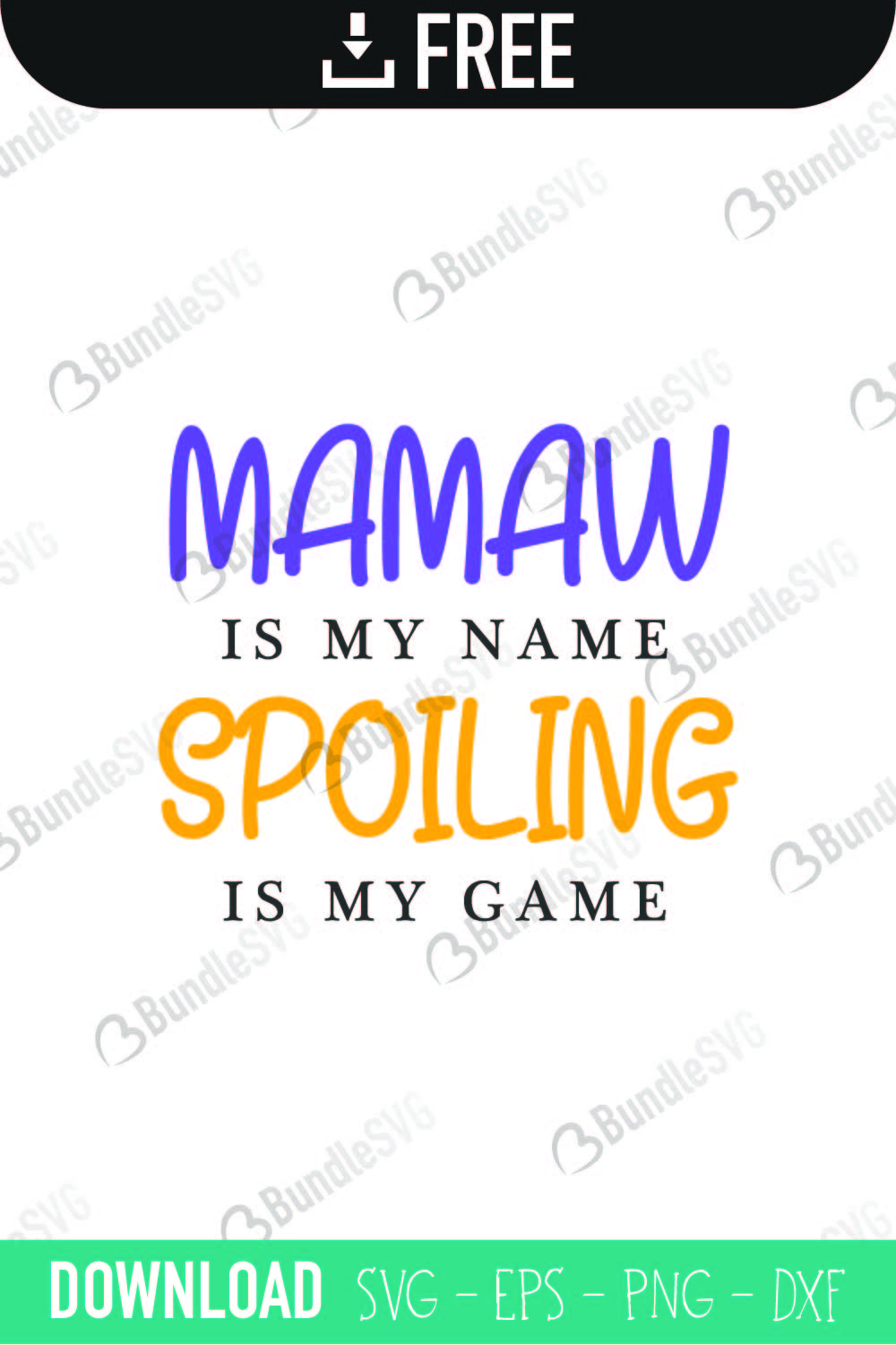 Mamaw Svg Cut Files Free Download Bundlesvg