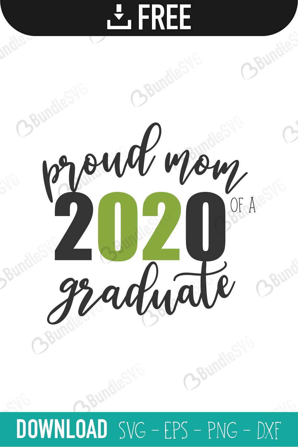 Download Proud Mom of 2020 Graduate SVG Cut Files Free Download | BundleSVG