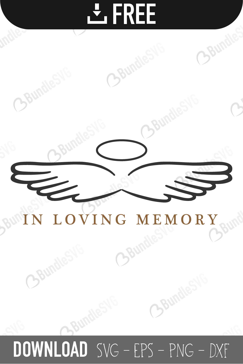 In Loving Memory SVG Cut Files Free Download | BundleSVG