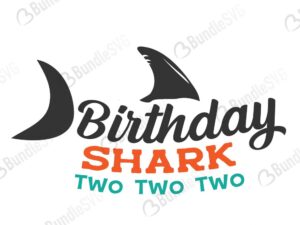 Download Birthday Shark Svg Cut Files Free Bundlesvg
