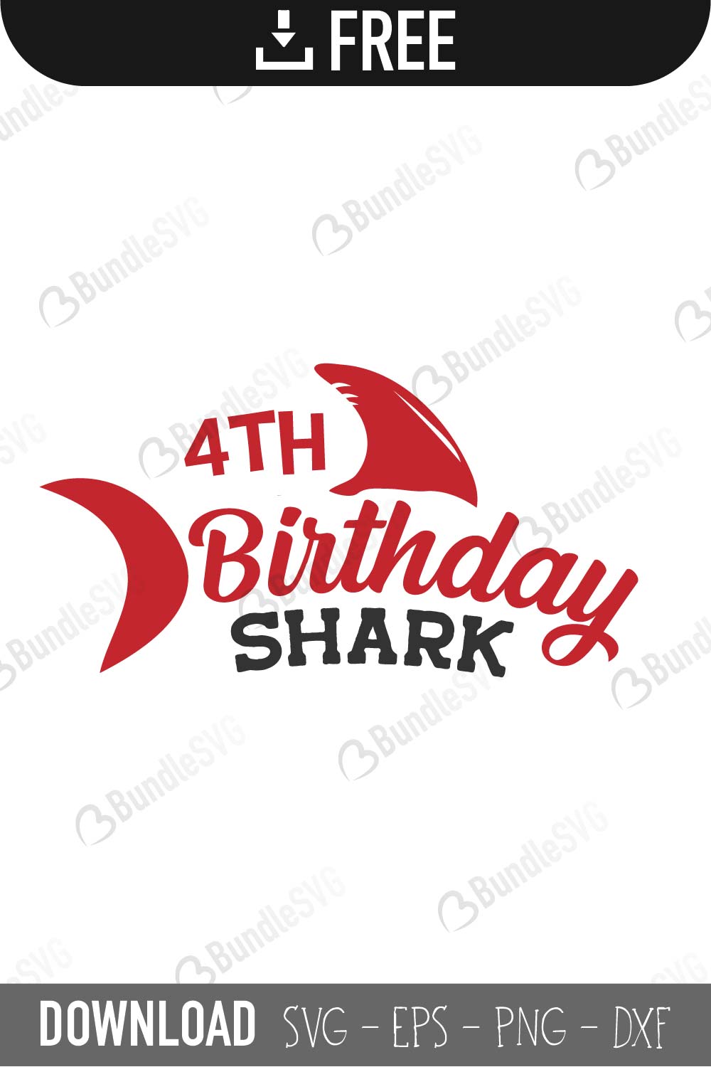 Download Birthday Shark SVG Cut Files Free Download | BundleSVG