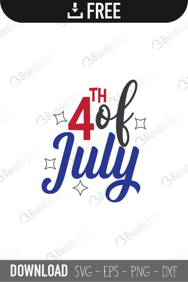 4th Of July Svg Cut Files Free Download Bundlesvg