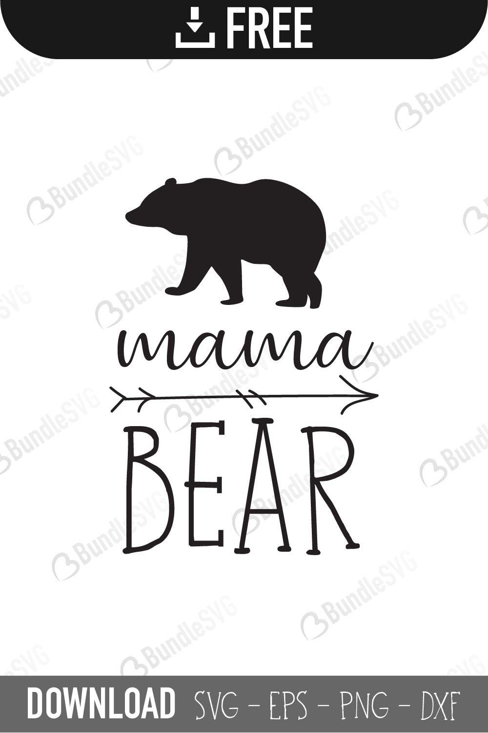 Mama Bear Svg Cut Files Free Download Bundlesvg