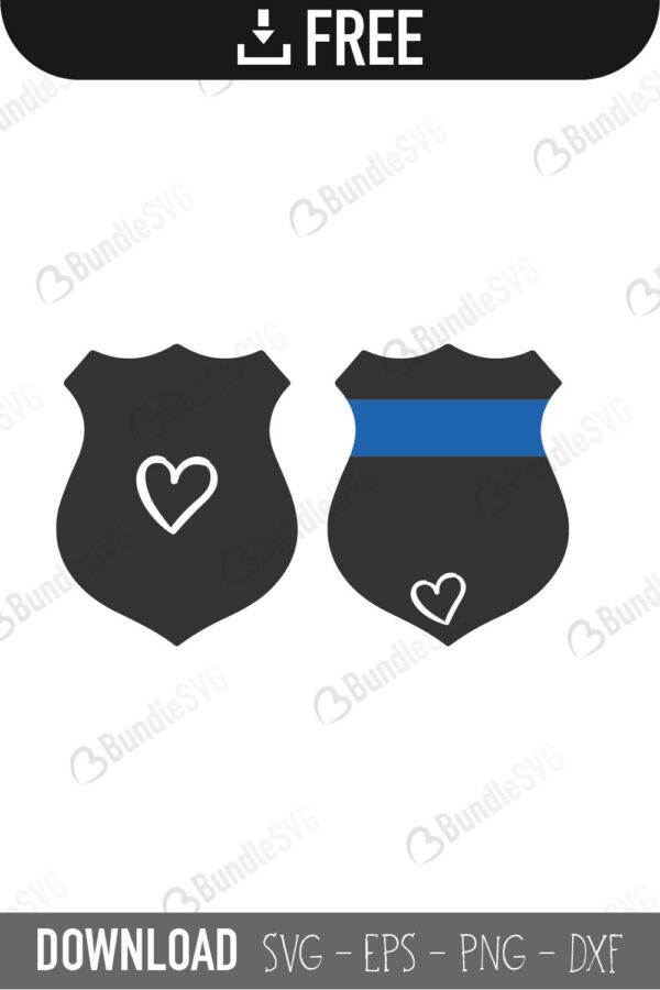 Police Badge Svg Cut Files Free Download Bundlesvg