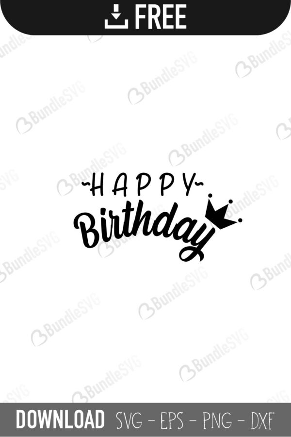 Free Free Happy Birthday Svg 783 SVG PNG EPS DXF File