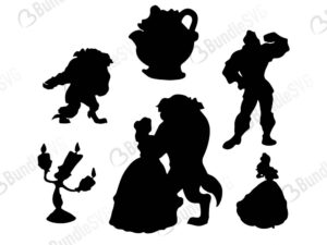 Beauty And The Beast Free Svg Bundlesvg