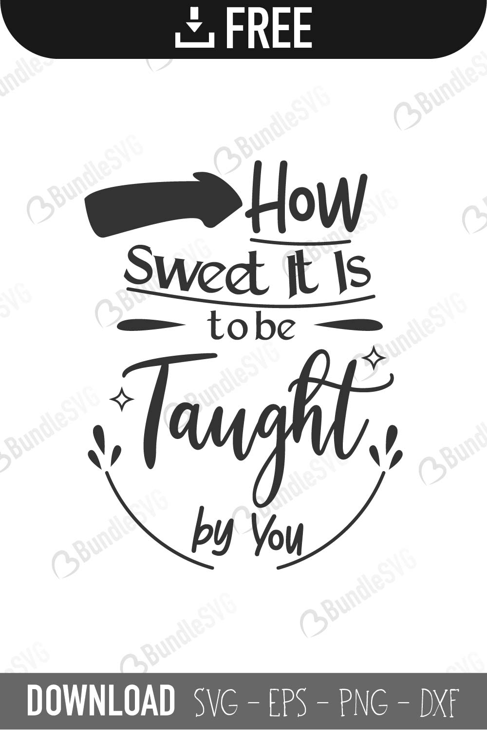 How Sweet It S To Be Svg Cut Files Free Download Bundlesvg